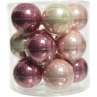 Kaemingk - Bolas Navideñas De Cristal Para Colgar 6 Cm Rosa Y Perla. 15 De Septiembre Kaemingk - Bolas Navideñas De Cristal Para Colgar 6 Cm Rosa Y Perla. 15 De Septiembre