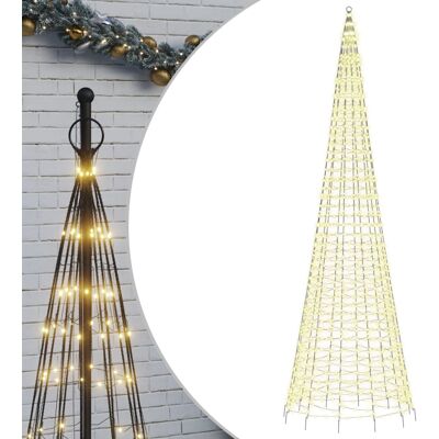 Vidaxl Modelo 102033 - Luz de árbol de Navidad 1534 LED Blanco Cálido Vidaxl Modelo 102033 - Luz de árbol de Navidad 1534 LED Blanco Cálido