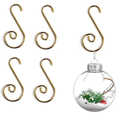 OEM 100 Colgadores De Bolas Para Adornos Navideños,adornos Navideños Para Árbol De Navidad (dorado/b) OEM 100 Colgadores De Bolas Para Adornos Navideños,adornos Navideños Para Árbol De Navidad (dorado/b)
