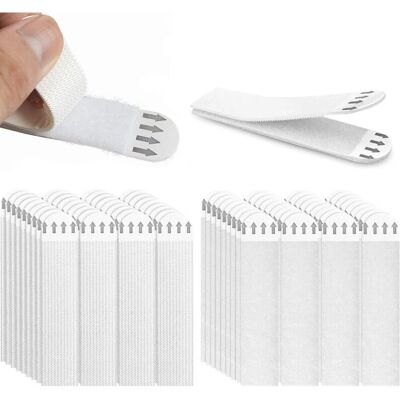 IKVZVKI 36 Pares De Colgadores De Cuadros Sin Taladrar, Montaje En Pared Sin Dañar La Superficie, Tiras Adhesivas Para Colgar Cuadros, Clips Adhesivos Para Marcos Y Decoraciones Navideñas. IKVZVKI 36 Pares De Colgadores De Cuadros Sin Taladrar, Montaje En Pared Sin Dañar La Superficie, Tiras Adhesivas Para Colgar Cuadros, Clips Adhesivos Para Marcos Y Decoraciones Navideñas.