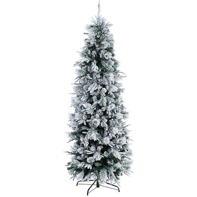 Árbol de Navidad Dresde Delgado - Efecto nieve realista Árbol de Navidad Dresde Delgado - Efecto nieve realista