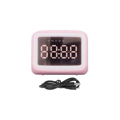 OEM Radio Despertador Con Reproductor De Música Mediante Tarjeta Tf, Luz Nocturna Led, Espejo Y 2 Niveles De Brillo. Ideal Para El Dormitorio O La Oficina. - Crezuo OEM Radio Despertador Con Reproductor De Música Mediante Tarjeta Tf, Luz Nocturna Led, Espejo Y 2 Niveles De Brillo. Ideal Para El Dormitorio O La Oficina. - Crezuo