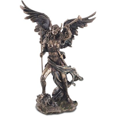 Sigris Arcángel Gabriel Trompeta Figura de Bronce - Estilo Clásico Sigris Arcángel Gabriel Trompeta Figura de Bronce - Estilo Clásico