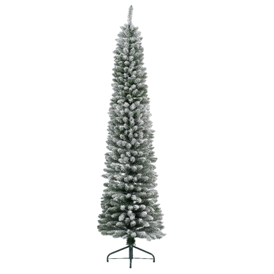 Kaemingk - Rbol De Navidad Pensil Pino Cubierto De Nieve Ø 60 X H 210 Cm Kaemingk - Rbol De Navidad Pensil Pino Cubierto De Nieve Ø 60 X H 210 Cm
