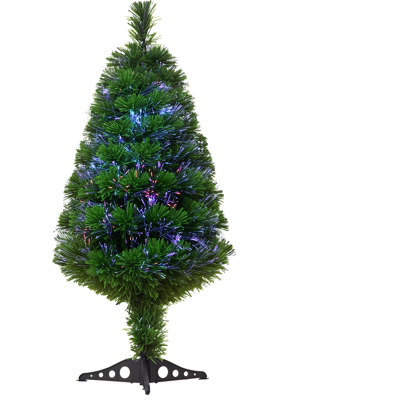 JHY DESIGN Árbol De Navidad Artificial Con Luces, 90 Cm De Altura, Fibra Óptica Multicolor + Soporte, 90 Ramas, Verde JHY DESIGN Árbol De Navidad Artificial Con Luces, 90 Cm De Altura, Fibra Óptica Multicolor + Soporte, 90 Ramas, Verde