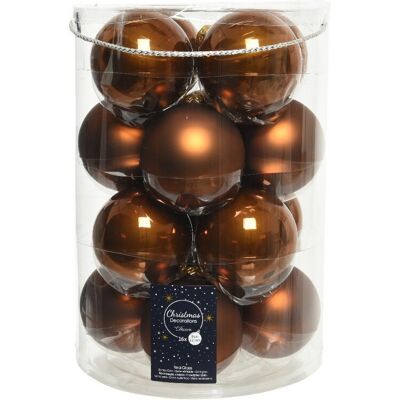 Kaemingk - Bolas Navideñas Colgantes De Cristal 8 Cm Canela. 16 De Septiembre Kaemingk - Bolas Navideñas Colgantes De Cristal 8 Cm Canela. 16 De Septiembre
