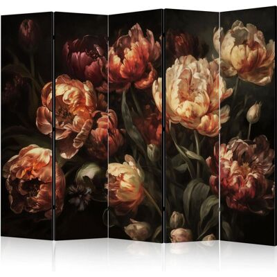 Biombo Decorativo Artgeist Ramo Tulipanes Negro 225x172 Cm Biombo Decorativo Artgeist Ramo Tulipanes Negro 225x172 Cm