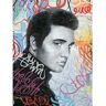 Herdasa - Cuadro Elvis Cómic 70x100 cm