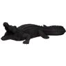 Estatuilla de cocodrilo - negro - resina a. 30 cm Atmosphera créateur d'intérieur - Negro