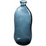 Jarrón 'Dame Jeanne' - vidrio reciclado - azul tormenta a. 73 cm Atmosphera créateur d'intérieur - Azul