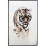 Atmosphera - Lienzo estampado «Tigre» enmarcado 78 x 118 cm créateur d'intérieur - Multicolor