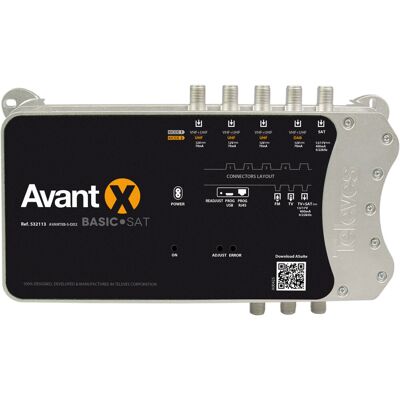 Televes Amplificador Programable Avant X Basic-sat Fm-4x(u/v)-fi Fm-dab-3xu-fi Televes Amplificador Programable Avant X Basic-sat Fm-4x(u/v)-fi Fm-dab-3xu-fi