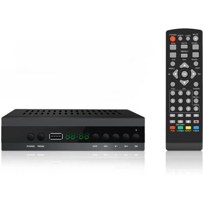 OEM Recepteur-décodeur Décodeur Tv Hd Dvb-t2 Compatible Para Cadenas Dvb-ch.265-mpeg-2-mpeg4 Avec Télécommande OEM Recepteur-décodeur Décodeur Tv Hd Dvb-t2 Compatible Para Cadenas Dvb-ch.265-mpeg-2-mpeg4 Avec Télécommande