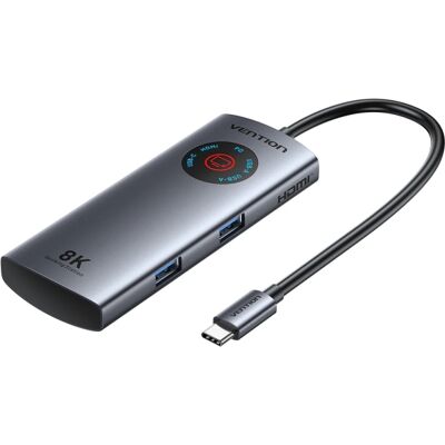 Docking Usb Tipo-c Vention Tqxhb/ 2xusb/ 1xusb Tipo-c/ 1xhdmi/ 1xusb Tipo-c Pd/ Gris Docking Usb Tipo-c Vention Tqxhb/ 2xusb/ 1xusb Tipo-c/ 1xhdmi/ 1xusb Tipo-c Pd/ Gris