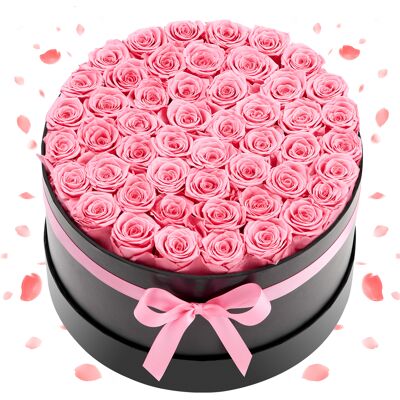 Vevor 50 Rosas Eternas En Caja Redonda, Ramo De Flores Preservadas, Caja De Regalo De Flores Para Esposa, Madre, Pareja, Boda, Día De La Madre, San Valentín, Navidad, Rosa, 279 X 279 X 165 Mm Vevor 50 Rosas Eternas En Caja Redonda, Ramo De Flores Preservadas, Caja De Regalo De Flores Para Esposa, Madre, Pareja, Boda, Día De La Madre, San Valentín, Navidad, Rosa, 279 X 279 X 165 Mm