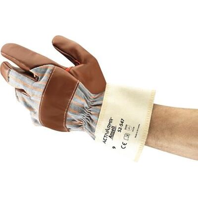 Guantes Activarmr® 52-547 Gr.9 Marrón En 388 Psa Ii Ansell Por 12) Guantes Activarmr® 52-547 Gr.9 Marrón En 388 Psa Ii Ansell Por 12)
