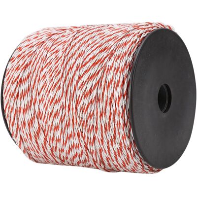 OEM Cable Conductor De Acero Inoxidable Blanco Y Rojo Para Cercas Eléctricas De Ganado, 500 M OEM Cable Conductor De Acero Inoxidable Blanco Y Rojo Para Cercas Eléctricas De Ganado, 500 M