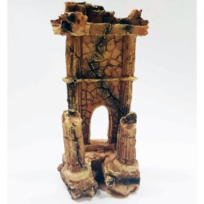 Trade Shop - Colonna Romana Arco Rocciosa 5.5x4x11cm Ornamento Acquario Decorazioni Pietra - Trade Shop - Colonna Romana Arco Rocciosa 5.5x4x11cm Ornamento Acquario Decorazioni Pietra -