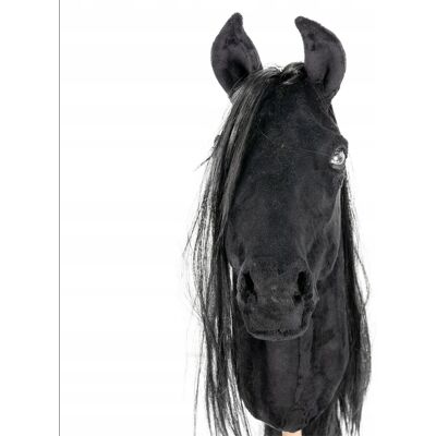 OEM Caballo De Juguete Realista - Negro A4 Caballo Sobre Un Palo OEM Caballo De Juguete Realista - Negro A4 Caballo Sobre Un Palo