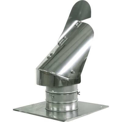SPIROFLEX Sombrerete De Chimenea De 200 Mm Con Diseño De Aletas, Sistema Anti-tiro Descendente Y Extracción De Aire Con Placa De Techo Adicional. SPIROFLEX Sombrerete De Chimenea De 200 Mm Con Diseño De Aletas, Sistema Anti-tiro Descendente Y Extracción De Aire Con Placa De Techo Adicional.