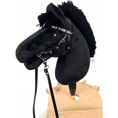 OEM Caballo De Juguete A3 En Un Palo Holstein Negro OEM Caballo De Juguete A3 En Un Palo Holstein Negro