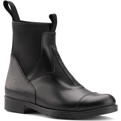 OEM Botas De Montar Juveniles, De Piel Y Neopreno, Negras, Talla 35. OEM Botas De Montar Juveniles, De Piel Y Neopreno, Negras, Talla 35.