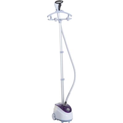 IROVAMI Descongelador Vertical A Vapor Para Ropa, 1,8 L, 1800 W, Caudal De Vapor 30 G/min, Varilla Telescópica, Blanco Y Morado IROVAMI Descongelador Vertical A Vapor Para Ropa, 1,8 L, 1800 W, Caudal De Vapor 30 G/min, Varilla Telescópica, Blanco Y Morado