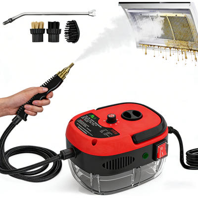BLACKCUP Limpiador A Vapor Multifuncional Con Accesorios Y 6 Velocidades, Limpiador A Vapor De Alta Presión Para Eliminar Manchas Y Limpiar BLACKCUP Limpiador A Vapor Multifuncional Con Accesorios Y 6 Velocidades, Limpiador A Vapor De Alta Presión Para Eliminar Manchas Y Limpiar