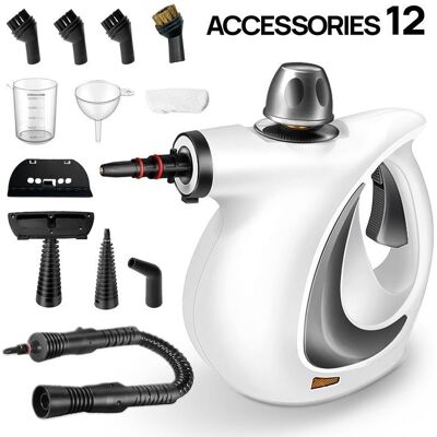 FORIOUS Esta Limpiadora A Vapor Multifuncional Viene Con 12 Accesorios Y Es Una Limpiadora A Vapor Portátil De Alta Presión. FORIOUS Esta Limpiadora A Vapor Multifuncional Viene Con 12 Accesorios Y Es Una Limpiadora A Vapor Portátil De Alta Presión.