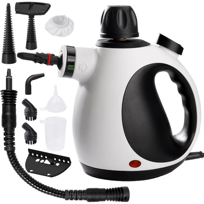 BLACKCUP Limpiador A Vapor Multifunción Con 9 Accesorios, De Mano Limpiador A Vapor De Alta Presión Para Eliminar Manchas Y Limpieza BLACKCUP Limpiador A Vapor Multifunción Con 9 Accesorios, De Mano Limpiador A Vapor De Alta Presión Para Eliminar Manchas Y Limpieza