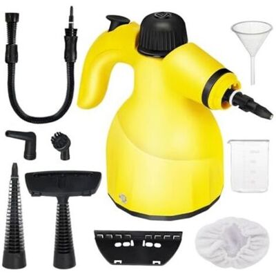 OEM Limpiador A Vapor Portátil De 1000 W Con 9 Accesorios Quitamanchas, Elimina Grasa, Asientos De Coche, Ventanas Y Mucho Más, Quitamanchas De Sofá, Depósito De 350 Ml OEM Limpiador A Vapor Portátil De 1000 W Con 9 Accesorios Quitamanchas, Elimina Grasa, Asientos De Coche, Ventanas Y Mucho Más, Quitamanchas De Sofá, Depósito De 350 Ml