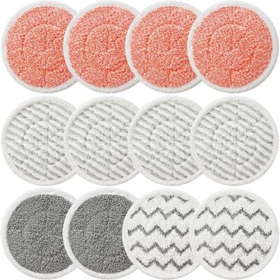 FOCTRO Xkitp7000 – Paquete De 12 Almohadillas De Limpieza De Repuesto Para Mopas De Vapor Shark, Series S7001, S8201, S8001, S7201, S7000, S7000amz Y S7001tgt – Mopa De Vapor Todo En Uno Con Almohadillas De FOCTRO Xkitp7000 – Paquete De 12 Almohadillas De Limpieza De Repuesto Para Mopas De Vapor Shark, Series S7001, S8201, S8001, S7201, S7000, S7000amz Y S7001tgt – Mopa De Vapor Todo En Uno Con Almohadillas De