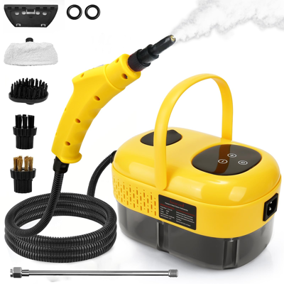 BLACKCUP Limpiador A Vapor De Alta Presión De 2500 W Con Cabezales De Cepillo, Tanque De Agua De 1 L, 6 Configuraciones De Velocidad, Para Limpieza Del Hogar BLACKCUP Limpiador A Vapor De Alta Presión De 2500 W Con Cabezales De Cepillo, Tanque De Agua De 1 L, 6 Configuraciones De Velocidad, Para Limpieza Del Hogar