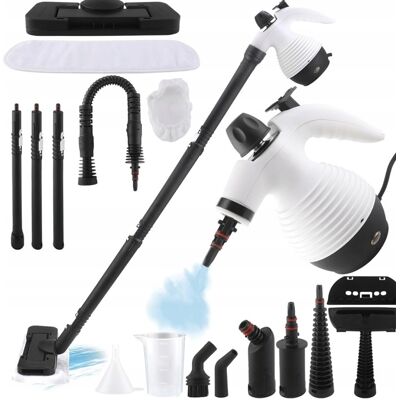 BLACKCUP Limpiador A Vapor Multifuncional Con 15 Accesorios, Limpiador A Vapor A Presión De Mano Para Eliminar Manchas Y Limpieza, 1050w BLACKCUP Limpiador A Vapor Multifuncional Con 15 Accesorios, Limpiador A Vapor A Presión De Mano Para Eliminar Manchas Y Limpieza, 1050w