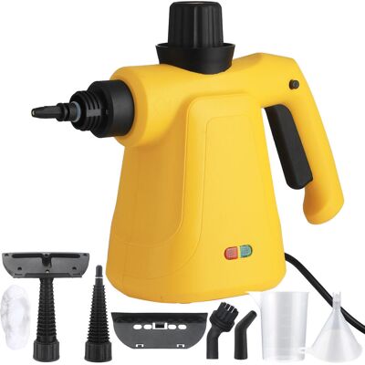 PZCC Limpiador A Vapor Portátil De 1000 W, Limpieza A Alta Temperatura, Desinfección 100 % Sin Químicos, Dispositivo Multifuncional Para Cocina, Baño, Coche, Suelos Y Telas - Amarillo PZCC Limpiador A Vapor Portátil De 1000 W, Limpieza A Alta Temperatura, Desinfección 100 % Sin Químicos, Dispositivo Multifuncional Para Cocina, Baño, Coche, Suelos Y Telas - Amarillo