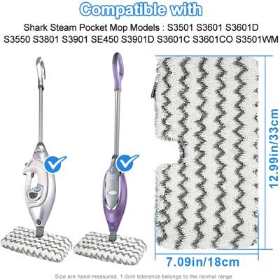 OEM Adecuado Para Paños De Limpieza A Vapor De La Marca Shark S3500 S3501 S3601 S3550 S3801 S3901 (paquete De 2) OEM Adecuado Para Paños De Limpieza A Vapor De La Marca Shark S3500 S3501 S3601 S3550 S3801 S3901 (paquete De 2)