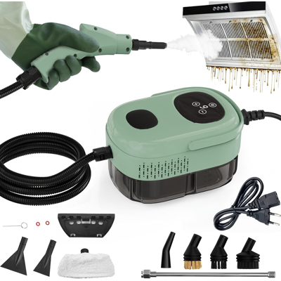 BLACKCUP Limpiador A Vapor De Alta Presión De 2500 W Con Cabezales De Cepillo, Tanque De Agua De 1 L, 6 Configuraciones De Velocidad, Para Limpieza Del Hogar BLACKCUP Limpiador A Vapor De Alta Presión De 2500 W Con Cabezales De Cepillo, Tanque De Agua De 1 L, 6 Configuraciones De Velocidad, Para Limpieza Del Hogar