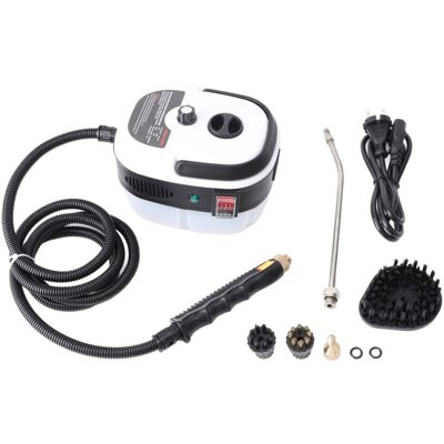 OEM Limpiador A Vapor Portátil De 2500 W, Máquina De Limpieza A Alta Presión Y Temperatura Con Cabezales De Cepillo Para Muebles De Cocina, Baño, Coche, Blanco, Enchufe Europeo De 220 V OEM Limpiador A Vapor Portátil De 2500 W, Máquina De Limpieza A Alta Presión Y Temperatura Con Cabezales De Cepillo Para Muebles De Cocina, Baño, Coche, Blanco, Enchufe Europeo De 220 V