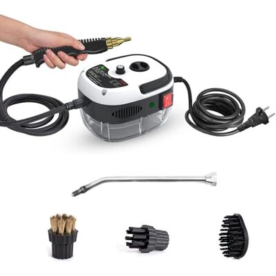 OEM Limpiadora A Vapor Portátil De 2500 W: Vapor En 10 Segundos A 105 °c, Presión De 3 Bares, Gran Depósito De 1 Litro Para Una Limpieza Eficiente OEM Limpiadora A Vapor Portátil De 2500 W: Vapor En 10 Segundos A 105 °c, Presión De 3 Bares, Gran Depósito De 1 Litro Para Una Limpieza Eficiente