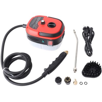 OEM Limpiador A Vapor Portátil De 2500 W, Máquina De Limpieza A Alta Presión Y Temperatura Con Cabezales De Cepillo Para Muebles De Cocina, Baño, Coche, Enchufe Rojo Europeo De 220 V OEM Limpiador A Vapor Portátil De 2500 W, Máquina De Limpieza A Alta Presión Y Temperatura Con Cabezales De Cepillo Para Muebles De Cocina, Baño, Coche, Enchufe Rojo Europeo De 220 V