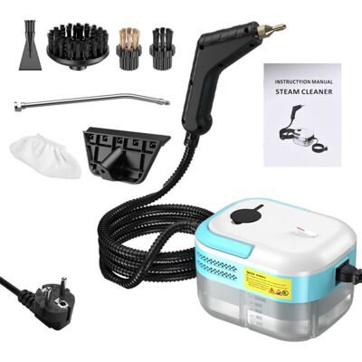 OEM Limpiador A Vapor Portátil De 1200 W, Calentamiento Rápido En 15 S (105 ℃ / 221 ℉), Máquina De Limpieza Profunda De Alta Temperatura Con Depósito De Agua De 1200 Ml, 3 Cabezales De Cepillo Y 1 Almohad OEM Limpiador A Vapor Portátil De 1200 W, Calentamiento Rápido En 15 S (105 ℃ / 221 ℉), Máquina De Limpieza Profunda De Alta Temperatura Con Depósito De Agua De 1200 Ml, 3 Cabezales De Cepillo Y 1 Almohad