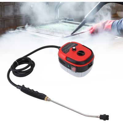 OEM Limpiador A Vapor Portátil De 1500 W, Hidrolimpiadora De Alta Temperatura Con 4 Cepillos Y Manguera Para Cocina, Baño Y Coche, Color Rojo. OEM Limpiador A Vapor Portátil De 1500 W, Hidrolimpiadora De Alta Temperatura Con 4 Cepillos Y Manguera Para Cocina, Baño Y Coche, Color Rojo.