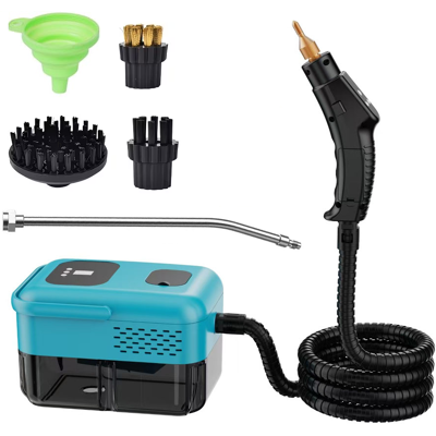BLACKCUP Limpiador A Vapor De Alta Presión, Limpiador A Vapor Con Pantalla Digital De Doble Control Con Tanque De Agua De 1,2 L, 9 Configuraciones De Velocidad BLACKCUP Limpiador A Vapor De Alta Presión, Limpiador A Vapor Con Pantalla Digital De Doble Control Con Tanque De Agua De 1,2 L, 9 Configuraciones De Velocidad
