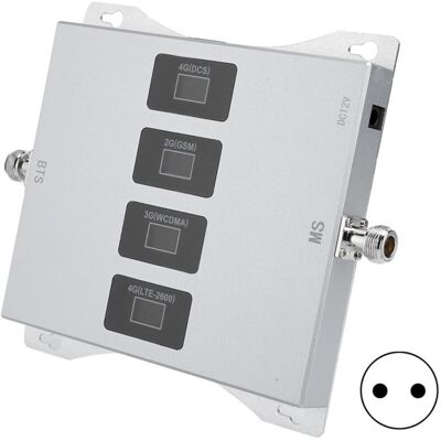 OEM Repetidor De Señal De Telefonía Móvil De 4 Bandas Para Hogar Y Oficina Gsm 900/dcs 1800/3g 2100/4g 2600mhz 100-240v Enchufe Europeo OEM Repetidor De Señal De Telefonía Móvil De 4 Bandas Para Hogar Y Oficina Gsm 900/dcs 1800/3g 2100/4g 2600mhz 100-240v Enchufe Europeo
