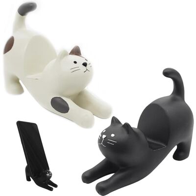 OEM Soporte Para Teléfono Móvil Con Forma De Gato De 2 Piezas, Soporte Para Smartphone, Soporte Universal Para Teléfono, Para El Hogar, Sala De Estar, Oficina, Dormitorio Y Escuela, 2 Colores. OEM Soporte Para Teléfono Móvil Con Forma De Gato De 2 Piezas, Soporte Para Smartphone, Soporte Universal Para Teléfono, Para El Hogar, Sala De Estar, Oficina, Dormitorio Y Escuela, 2 Colores.