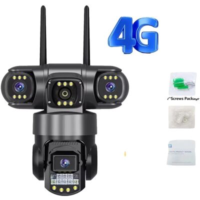 OEM Cámara De Videovigilancia, Resolución De 12 Mp, Visión Nocturna, Tarjeta 4g De 256 Gb, Enchufe Europeo (ue-a). OEM Cámara De Videovigilancia, Resolución De 12 Mp, Visión Nocturna, Tarjeta 4g De 256 Gb, Enchufe Europeo (ue-a).