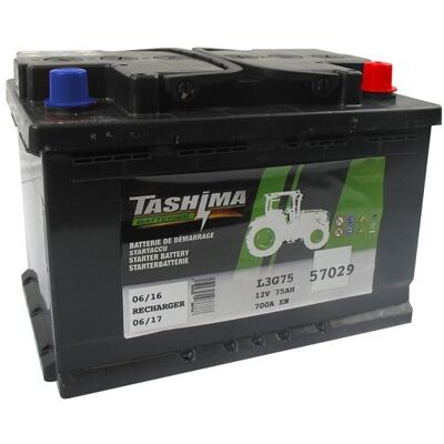 OEM Bater铆a 12v 75a/h - Terminal + Derecha - Tashima Modelo Kubota OEM Bater铆a 12v 75a/h - Terminal + Derecha - Tashima Modelo Kubota