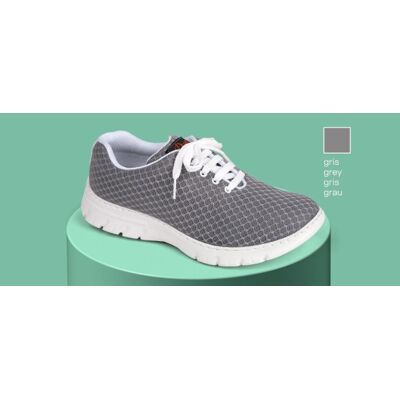 Zapatilla Sanitaria Tipo Blucher Con Corte De Rejilla Y Plantilla Acolchada Dian Calpe 47 Gris Zapatilla Sanitaria Tipo Blucher Con Corte De Rejilla Y Plantilla Acolchada Dian Calpe 47 Gris