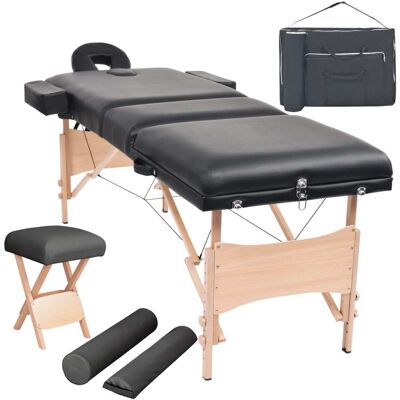 HELLOSHOP26 Camilla De Masaje Plegable Y Taburete 10 Cm De Grosor Color Negro 020001865 HELLOSHOP26 Camilla De Masaje Plegable Y Taburete 10 Cm De Grosor Color Negro 020001865