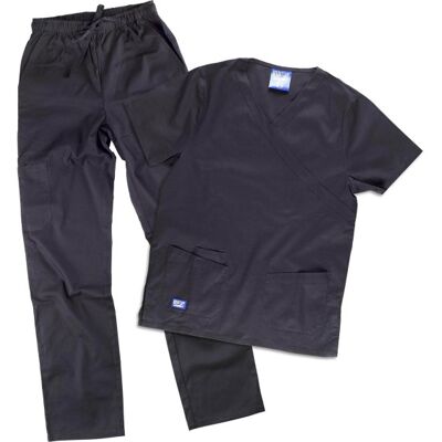 Conjunto Sanitario En Algodón Elástico Workteam Servicios B9150 Xl Negro Conjunto Sanitario En Algodón Elástico Workteam Servicios B9150 Xl Negro